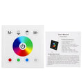 Ftory  Touch Panel Controller - Wall Mounted Colorful   Touch Panel Controller Dimmer Switch for  Strip Light(white)