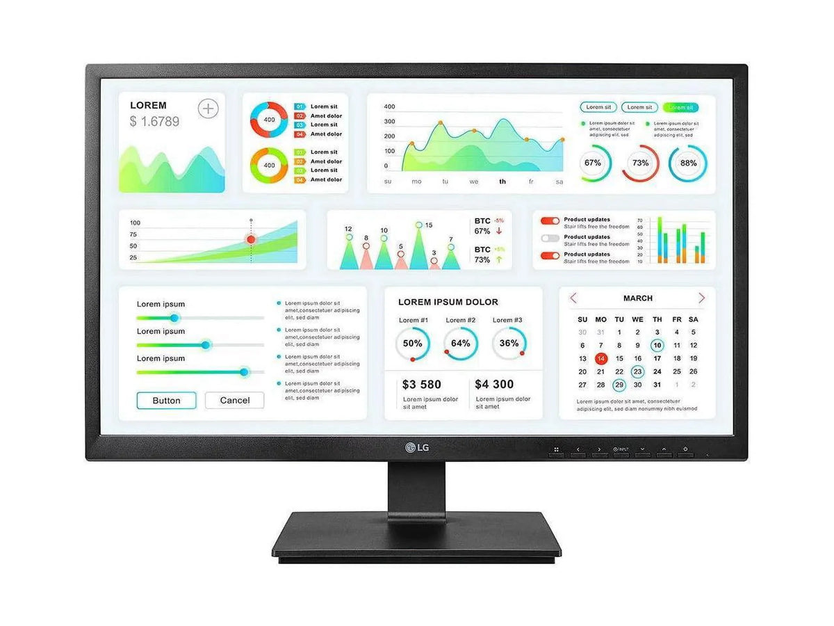 24CK550Z- 24" 1920x1080 Full   Zero Client TERA2321 PCoIP Monitor