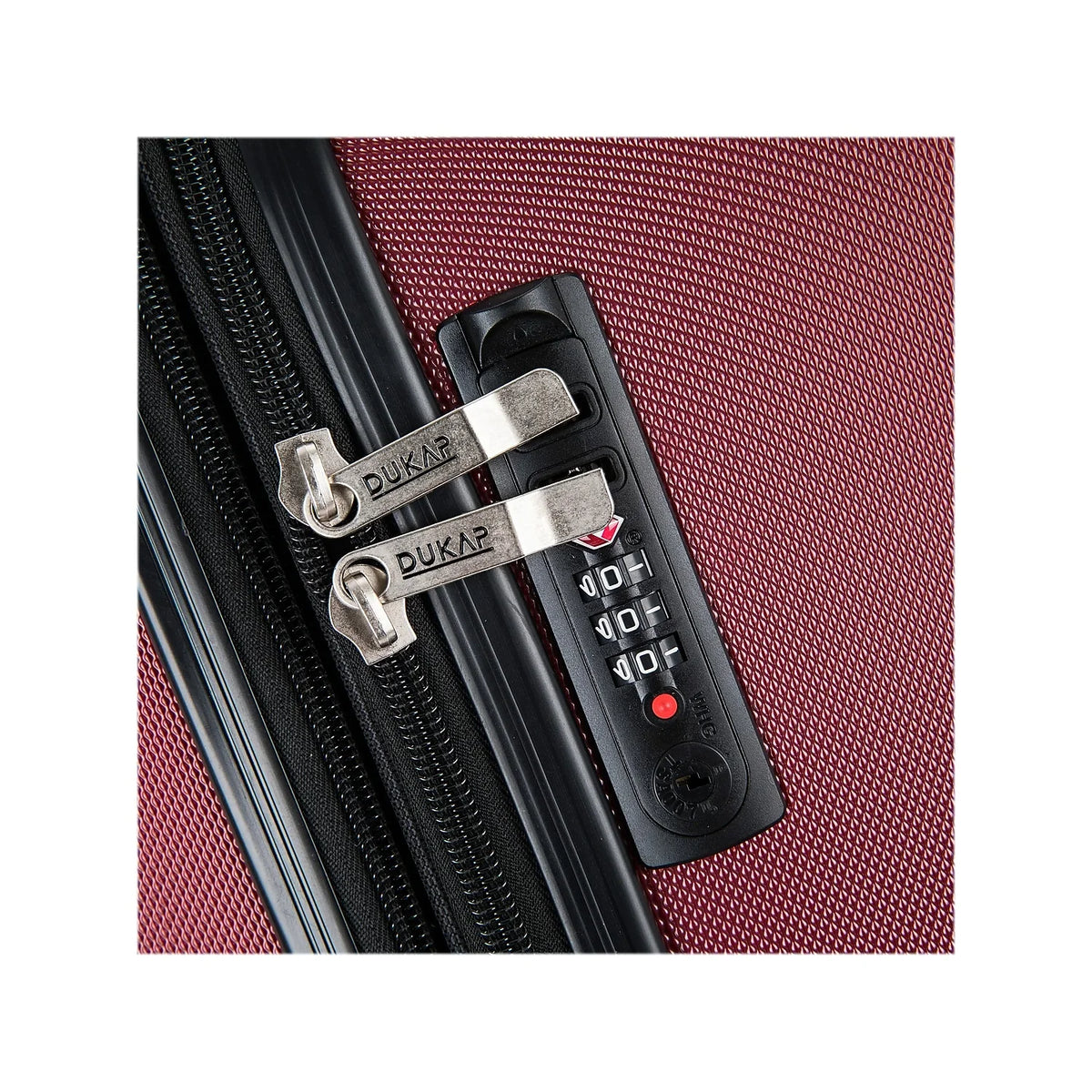 Intely 2-Piece Plastic Luggage Set Wine (DKINT0SM-)