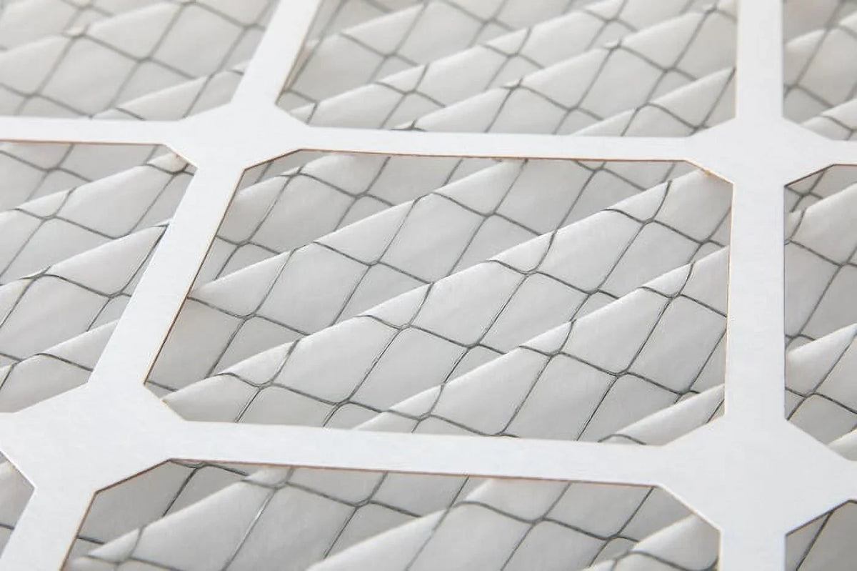 6 Pack of 24x30x1  13 Pleated Air Filters by Glasfloss. Actual Size: 23-5/8 x 29-5/8 x 7/8