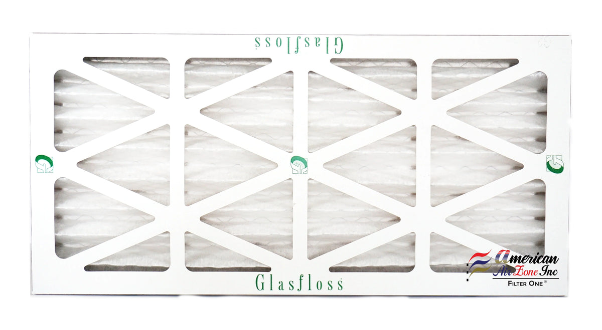 Glasfloss Air Filter 10x24x2 - 2"  10 - (Pack of 4) - Pleated  or  Air Filter - Furnace Air Filter - Home or Office - Made In The .