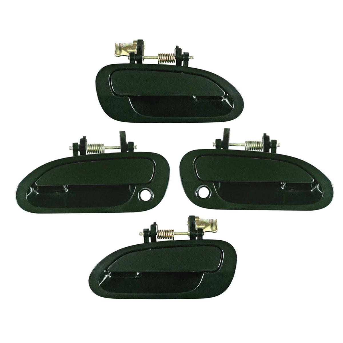 Advance For 98-02 Honda Accord Front Rear Left Right Exterior Outside Door Handle Set of 4pcs G87P Dark Emerald Pearl 1998 1999 2000 2001 2002