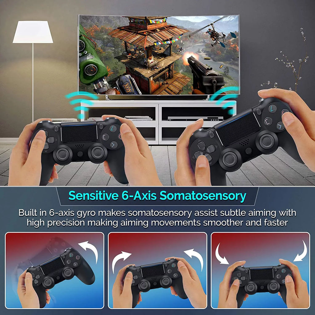 Wireless GamePad Compatible with Samsung Galaxy A72 4G/5G/A32 5G/A52 5G Controller Plus 1;000 Battery/Built-In Speaker/Gyro/Remote BlueTooth Slim (Black)