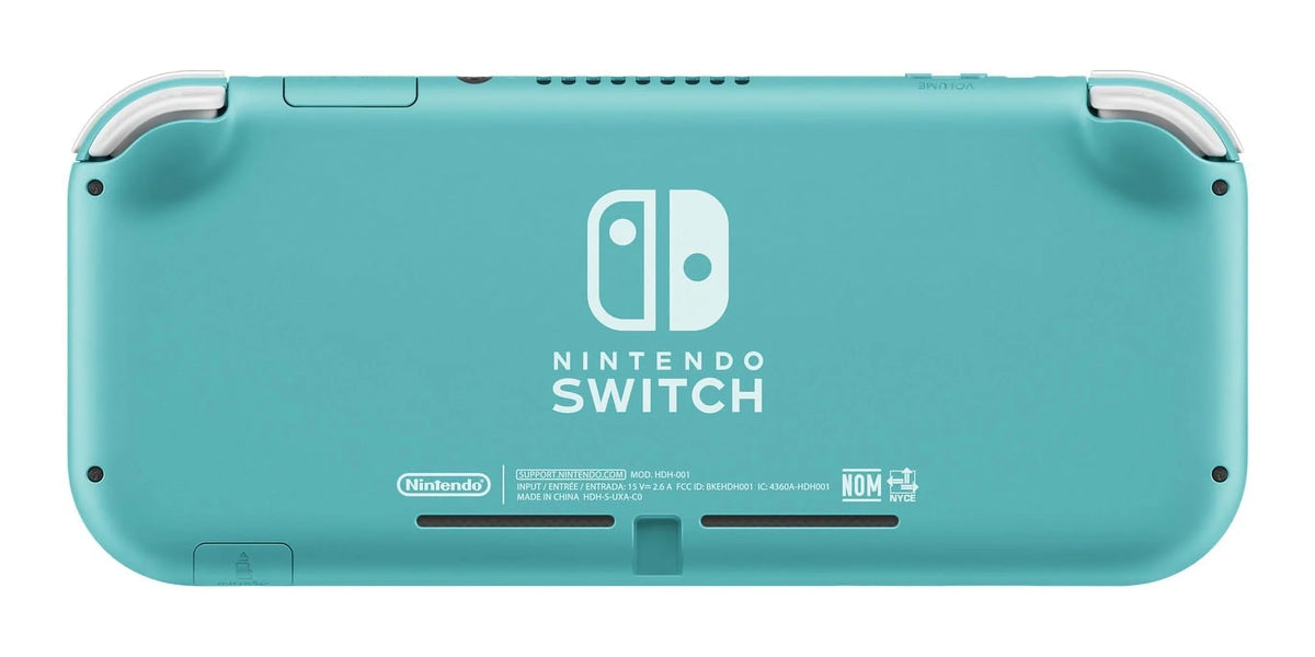 Nintendo Switch Lite (Turquoise) Bundle with 6Ave Cleaning Cloth + Luigi's Mansion 3