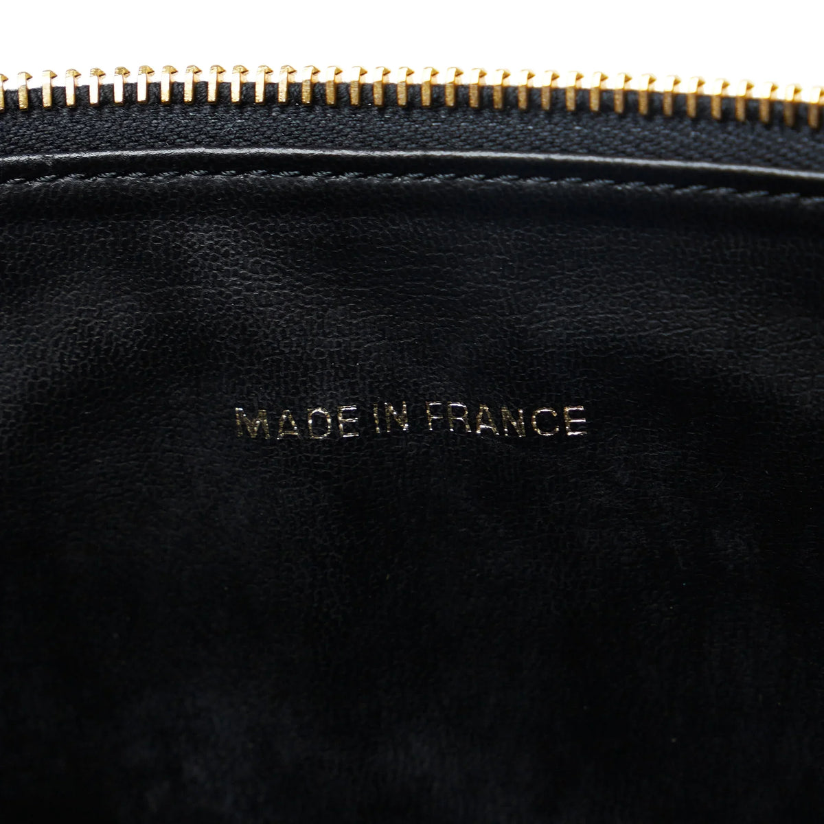 Pre-Owned Authenticated Chanel  Caviar Vanity Bag Leather Black Unisex (Good)